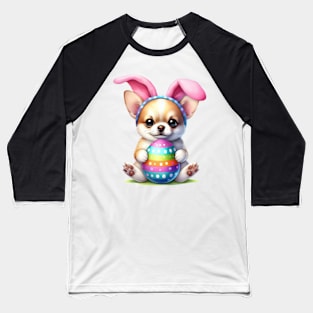 Easter Chihuahua Dog Baseball T-Shirt